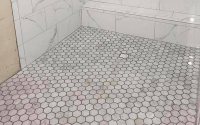 tile in bathroom